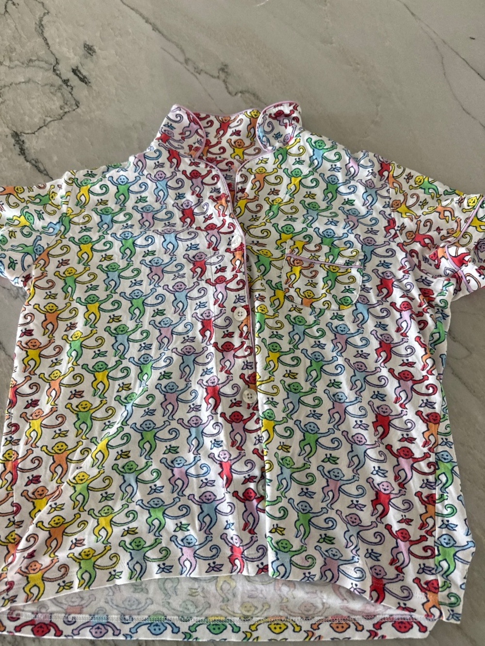Roller Rabbit pajama top S